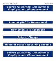 Form FAA-0412A-LP Change Report (Large Print) - Arizona, Page 10