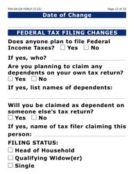 Form FAA-0412A-LP Change Report (Large Print) - Arizona, Page 12