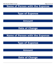 Form FAA-0412A-LP Change Report (Large Print) - Arizona, Page 18