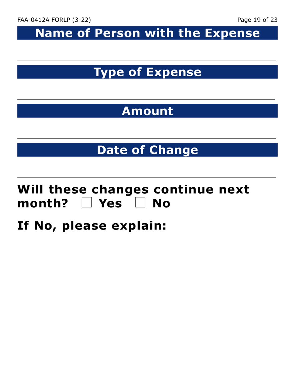 Form FAA-0412A-LP Change Report (Large Print) - Arizona, Page 19