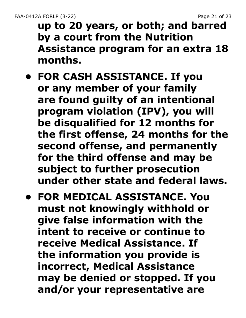 Form FAA-0412A-LP Change Report (Large Print) - Arizona, Page 21