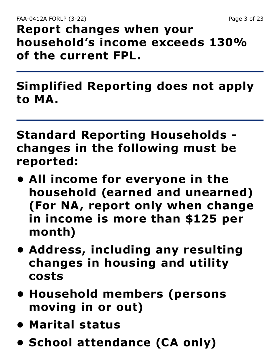 Form FAA-0412A-LP Change Report (Large Print) - Arizona, Page 3