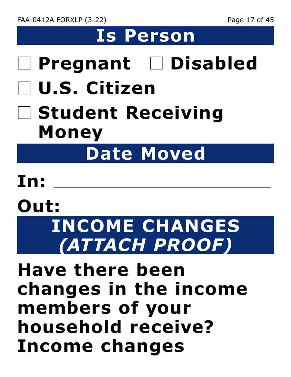 Form FAA-0412A-XLP Change Report (Extra Large Print) - Arizona, Page 17