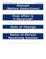 Form FAA-0412A-XLP Change Report (Extra Large Print) - Arizona, Page 20