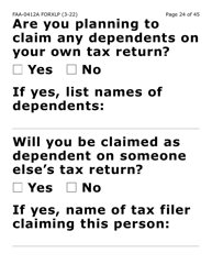 Form FAA-0412A-XLP Change Report (Extra Large Print) - Arizona, Page 24