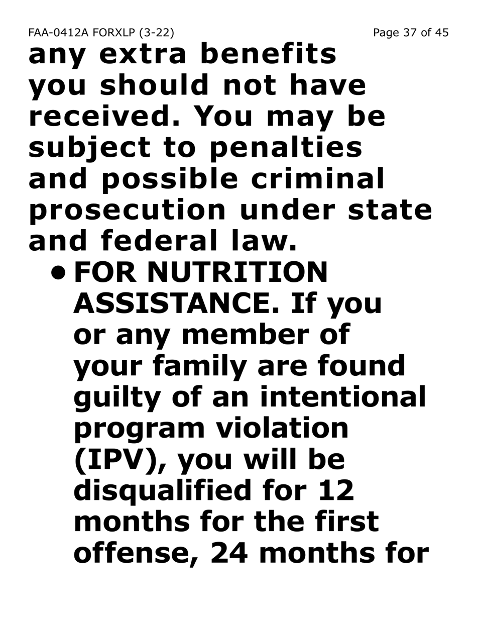 Form FAA-0412A-XLP Change Report (Extra Large Print) - Arizona, Page 37