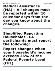 Form FAA-0412A-XLP Change Report (Extra Large Print) - Arizona, Page 4