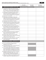 General Corporation Tax Worksheet of Changes in Tax Base Made by Internal Revenue Service and/or New York State Department of Taxation and Finance - New York City, Page 2