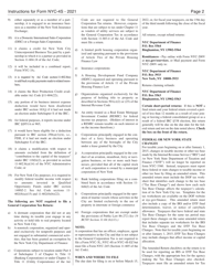 Instructions for Form NYC-4S General Corporation Tax Return - New York City, Page 2