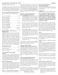 Instructions for Form NYC-4S General Corporation Tax Return - New York City, Page 5