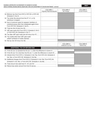 Business Corporation Tax Worksheet of Changes in Tax Base Made by Internal Revenue Service and/or New York State Department of Taxation and Finance - New York City, Page 3