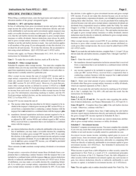 Instructions for Form NYC-2.1 Investment and Other Exempt Income and Investment Capital - New York City, Page 2