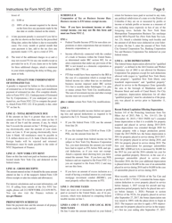 Instructions for Form NYC-2S Business Corporation Tax Return - Short Form - New York City, Page 6
