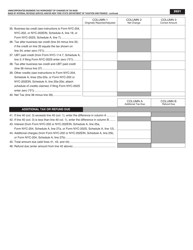 Unincorporated Business Tax Worksheet of Changes in Tax Base Made by Internal Revenue Service and/or New York State Department of Taxation and Finance - New York City, Page 3