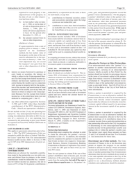 Instructions for Form NYC-204 Unincorporated Business Tax Return for Partnerships (Including Limited Liability Companies) - New York City, Page 10