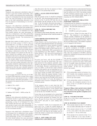 Instructions for Form NYC-204 Unincorporated Business Tax Return for Partnerships (Including Limited Liability Companies) - New York City, Page 6