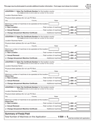 Form DR-18 Application for Amusement Machine Certificate - Florida, Page 4