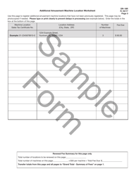 Form DR-18R Amusement Machine Certificate Renewal Application - Sample - Florida, Page 4