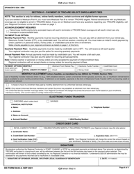DD Form 3043-2 TRICARE Select Enrollment, Disenrollment, and Change Form (West), Page 4