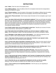 Application for Abatement for Inability to Pay - Hardship or Poverty - Maine, Page 3