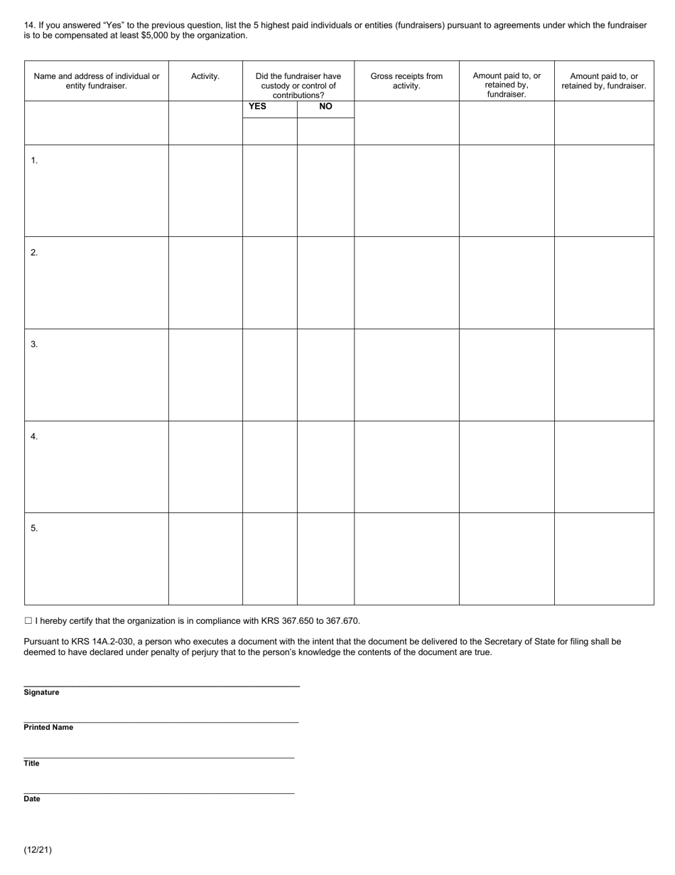 Disaster Relief Quarterly Report - Kentucky, Page 2