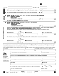 Form 540 2EZ California Resident Income Tax Return - California, Page 4