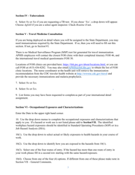 Instructions for APHIS Form 29 Occupational Exposures - Occupational Medical Monitoring Program, Page 3