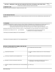 APHIS Form 7002A Animal Care - Program of Veterinary Care for Dogs, Page 3
