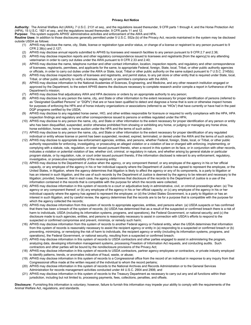 APHIS Form 7002A Animal Care - Program of Veterinary Care for Dogs, Page 4