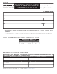 Form R-1059 Download Fillable PDF or Fill Online Sales Tax Exemption ...