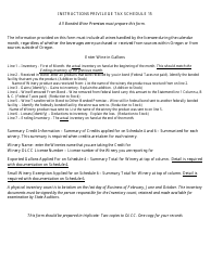 Form PT15 Schedule 15 Bonded Wine Inventory - Oregon, Page 2