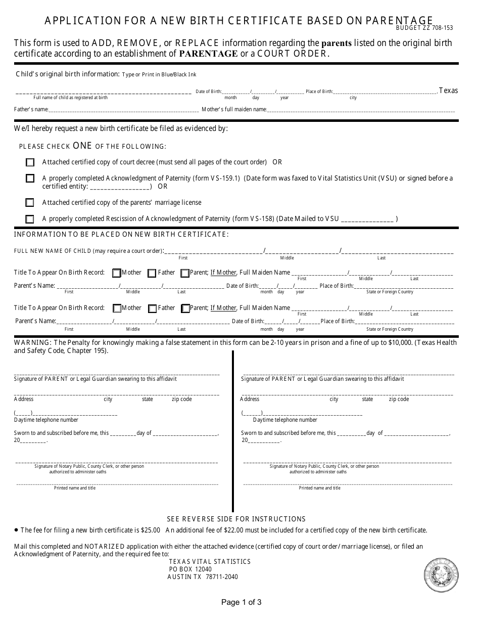 Form Vs 166 Fill Out Sign Online And Download Fillable Pdf Texas Templateroller 