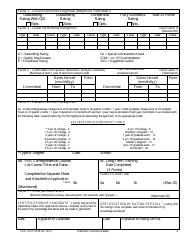 FAA Form 3330-43 Rating of Air Traffic Experience, Page 4