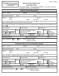 Document preview: Information Sheet - Nassau County, New York