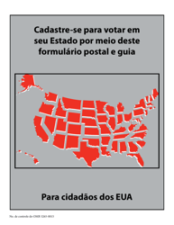 Document preview: National Mail Voter Registration Form (English/Portuguese)
