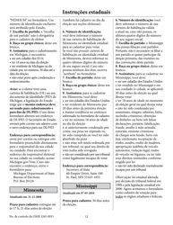 National Mail Voter Registration Form (English/Portuguese), Page 17
