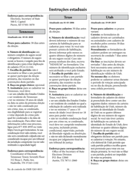 National Mail Voter Registration Form (English/Portuguese), Page 25