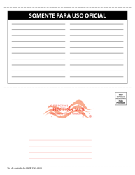 National Mail Voter Registration Form (English/Portuguese), Page 5