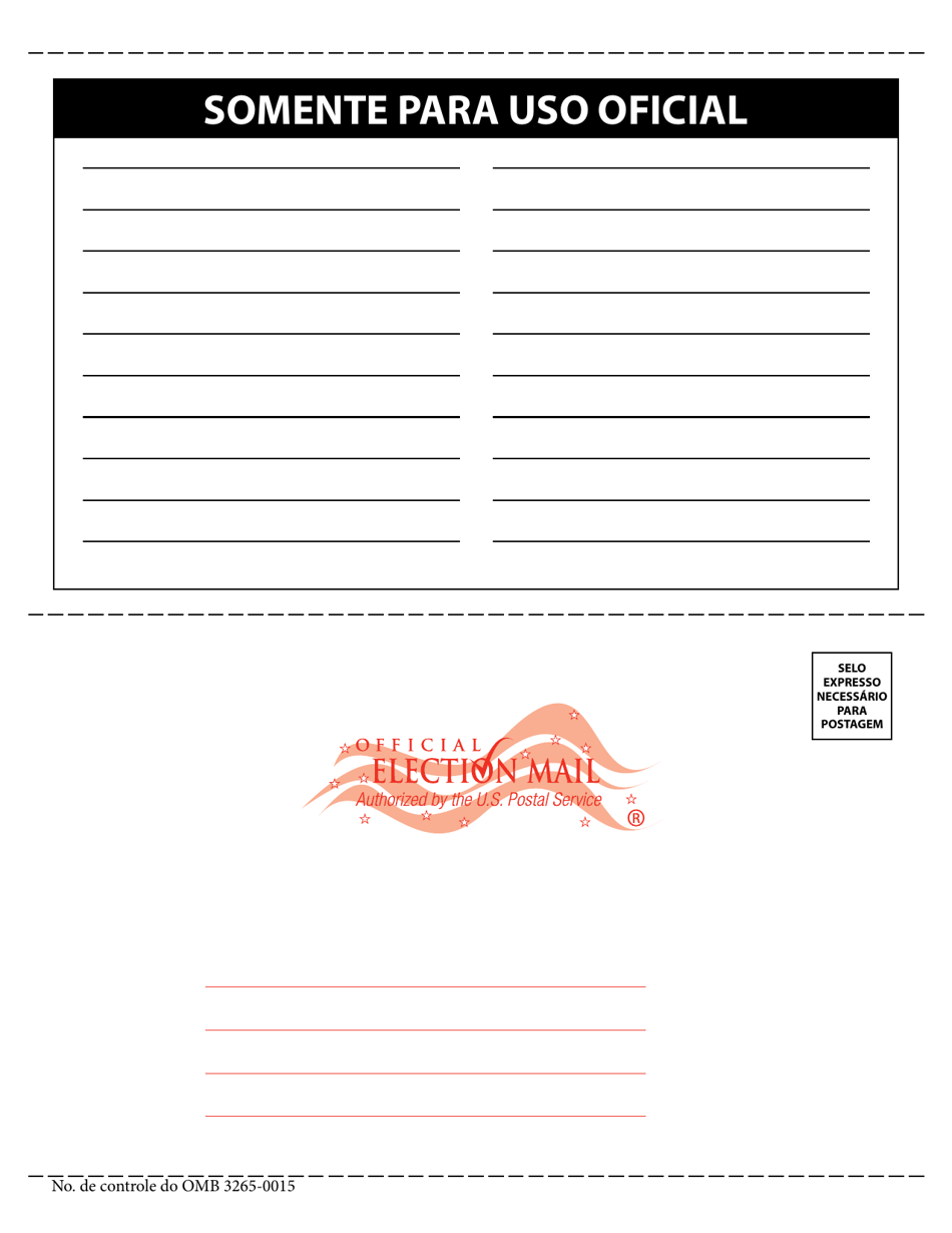National Mail Voter Registration Form (English / Portuguese), Page 7