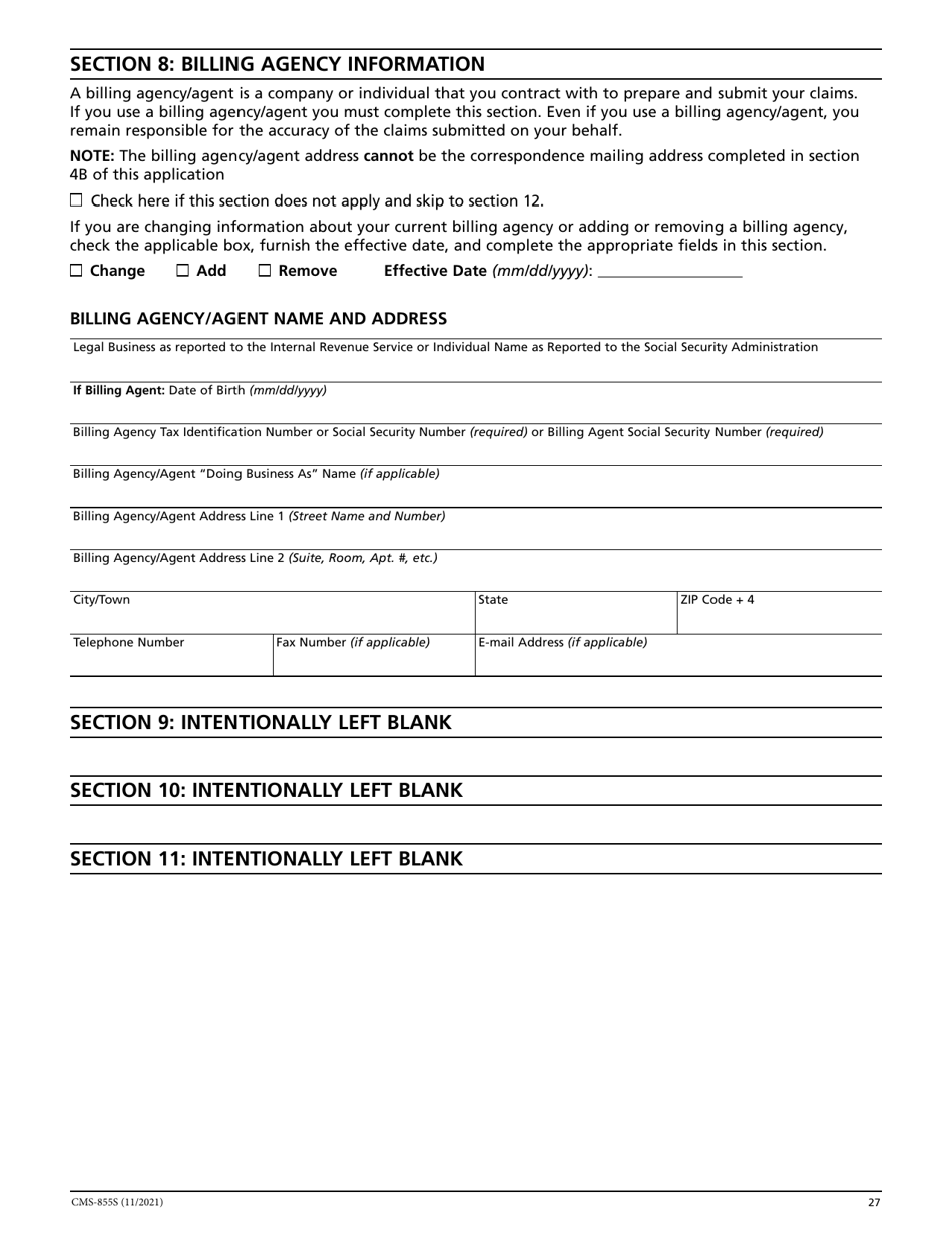 Form CMS-855S Medicare Enrollment Application - Durable Medical Equipment, Prosthetics, Orthotics, and Supplies (Dmepos) Suppliers, Page 28