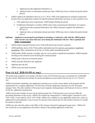 Aquifer Protection Permit Application - Arizona, Page 3