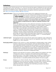 Aquifer Protection Permit Application - Arizona, Page 4