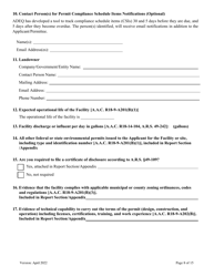 Aquifer Protection Permit Application - Arizona, Page 8