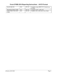 Instructions for Form ONRR-2014 Report of Sales and Royalty Remittance - Ascii Format, Page 4