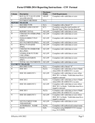 Instructions for Form ONRR-2014 Report of Sales and Royalty Remittance - Csv Record Layout, Page 5