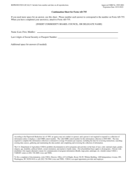 Form AD-755 Advisory Committee or Research and Promotion Background Information, Page 3