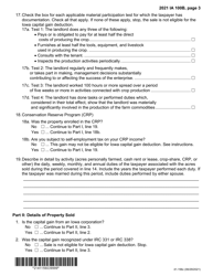 Form IA100B (41-156) Iowa Capital Gain Deduction - Real Property Used in a Farm Business - Iowa, Page 3