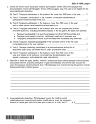 Form IA100E (41-159) Iowa Capital Gain Deduction - Business - Iowa, Page 3
