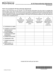 Form IA101 (42-029) Nonconformity Adjustments - Iowa, Page 2
