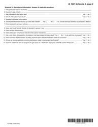 Form IA1041 (63-001) Iowa Fiduciary Return - Iowa, Page 2